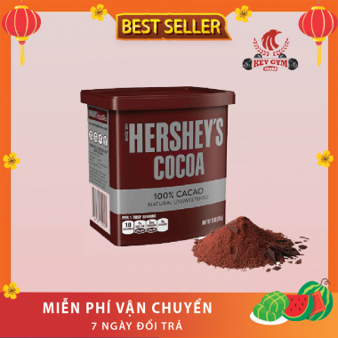 Bột Cacao Hershey's Cocoa powder Natural Unsweetened 100%, 226g
