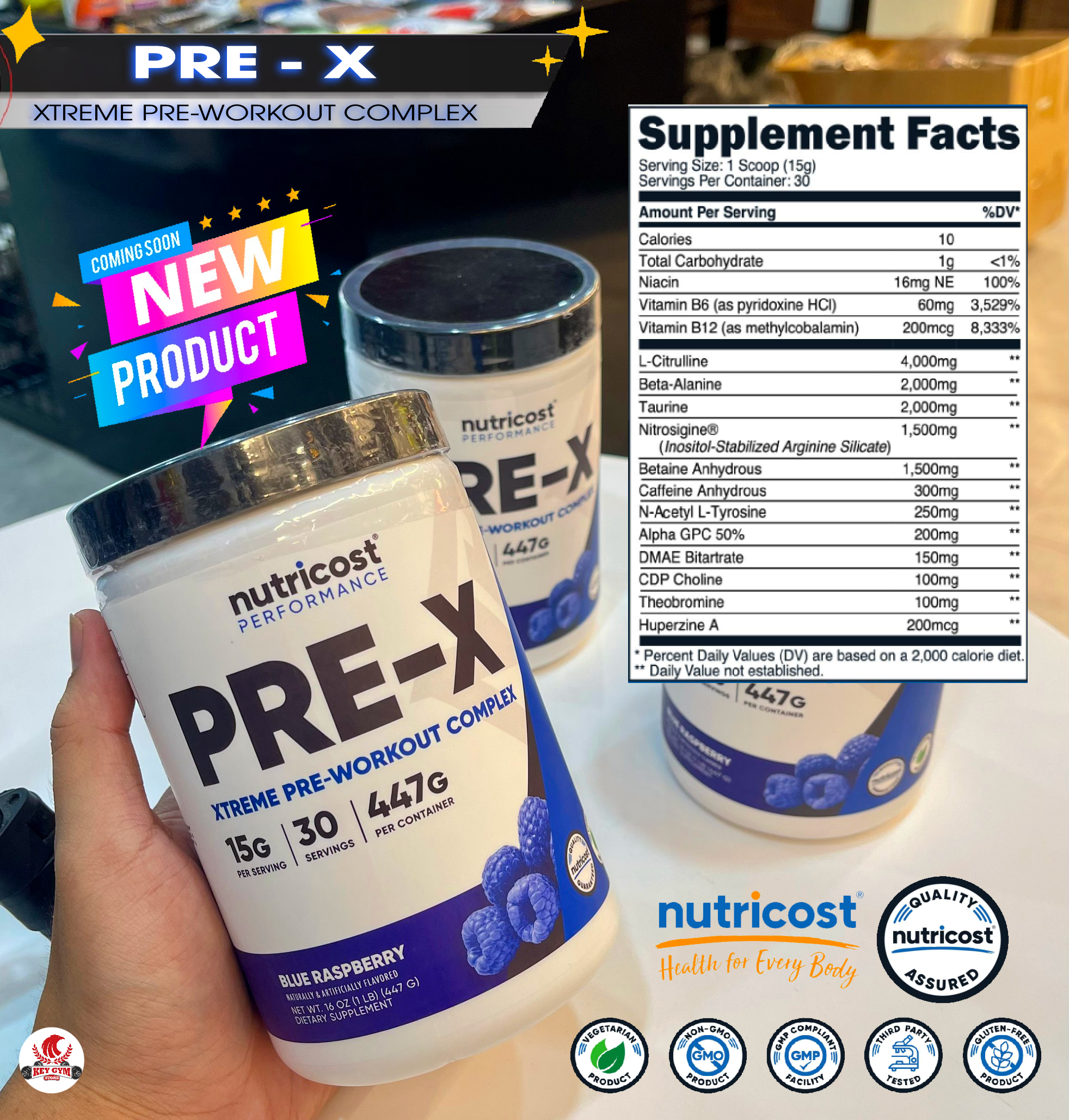 Nutricost Pre X Workout