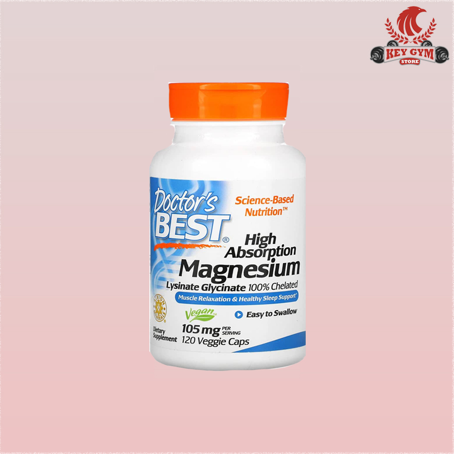 Doctor's Best High Absorption Magnesium, 120 Tablets