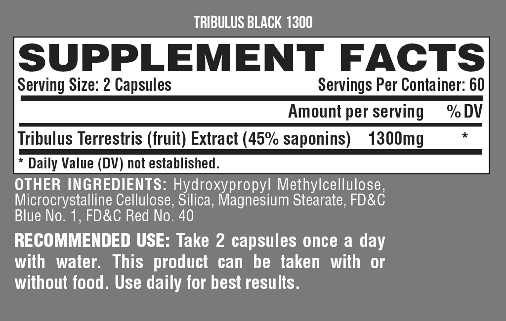 Nutrex Tribulus Black 1300, 120 Capsules
