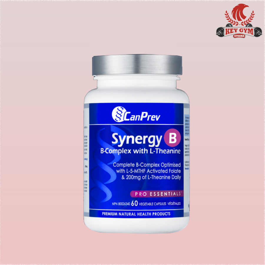 CanPrev Synergy B Complex with L-Theanine, 60 capsules