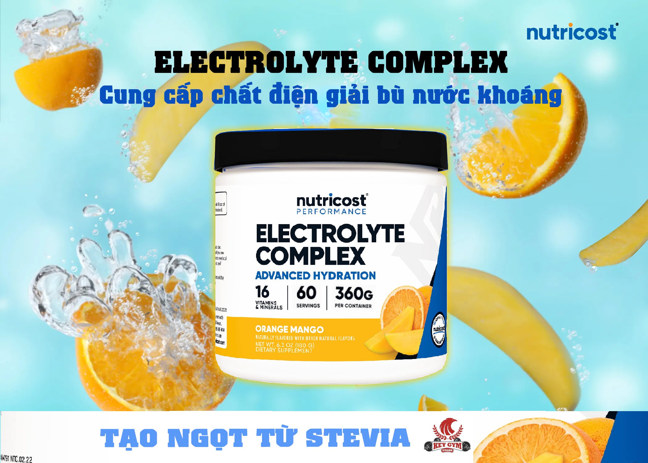 Nutricost Electrolytes Powder