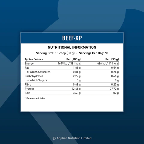 CLEAR HYDROLYSED BEEF-XP PROTEIN 1.8KG (60 SERVINGS)