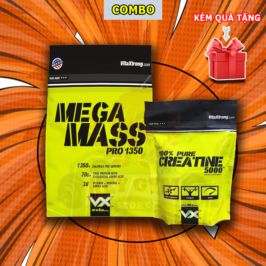 Mega Mass 12lbs + Creatine VX 300g